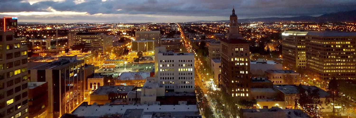 San Jose City at Night